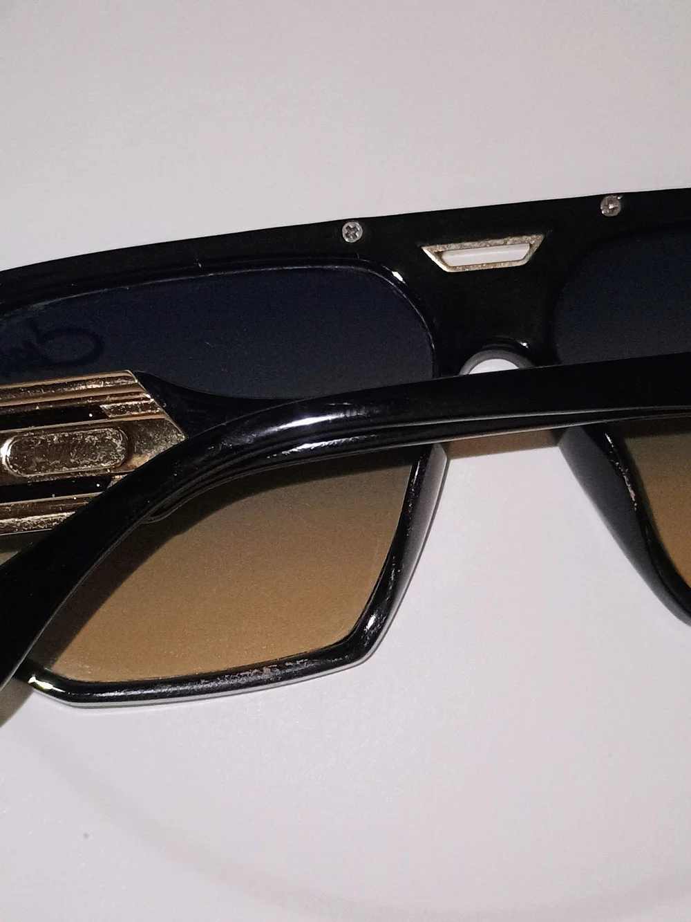 Cazal Black & Gold Gradient Sunglasses